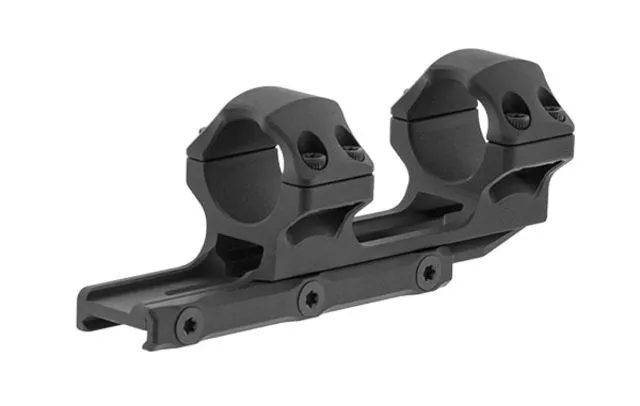 Leapers UTG ACCU-SYNC 1in Medium Profile 34mm Offset Picatinny Rings Black - Optic Mount - view 1