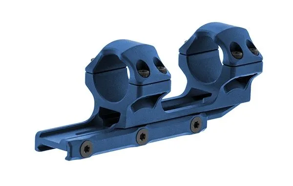 Leapers UTG ACCU-SYNC 1in Medium Profile 34mm Offset Picatinny Rings Blue - Optic Mount - view 1