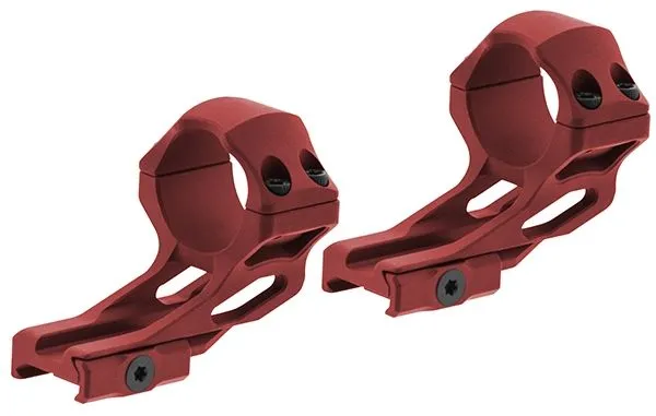 Leapers UTG ACCU-SYNC 30mm High Profile 37mm Offset Picatinny Rings Red - Optic Mount, vista 1