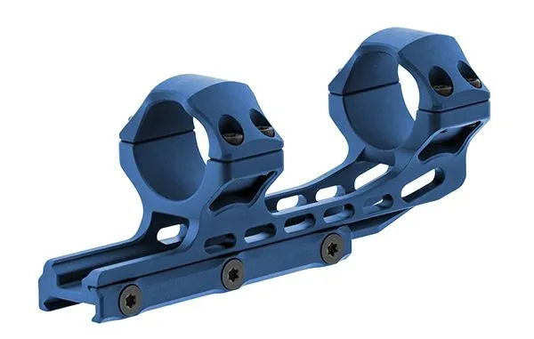 Leapers UTG ACCU-SYNC 30mm High Profile 50mm Offset Picatinny Rings Blue - Optic Mount, vista 1