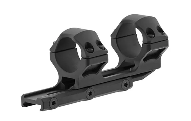 Leapers UTG ACCU-SYNC 30mm Medium Profile 34mm Offset Picatinny Rings - Blue - Optic Mount - view 3