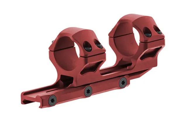 Leapers UTG ACCU-SYNC 30mm Medium Profile 34mm Offset Picatinny Rings Red - Optic Mount - view 1