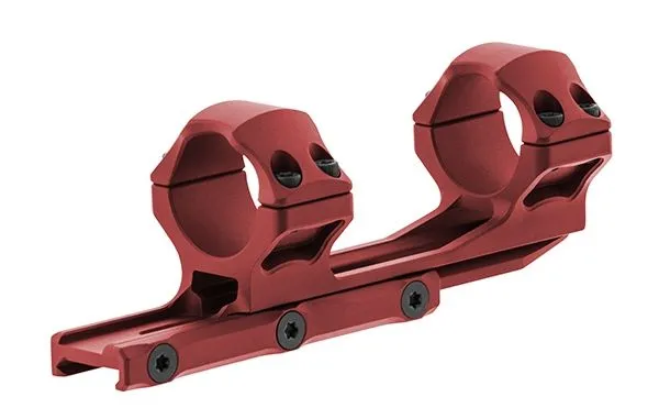Leapers UTG ACCU-SYNC 30mm Medium Profile 50mm Offset Picatinny Rings Red - Optic Mount - view 1