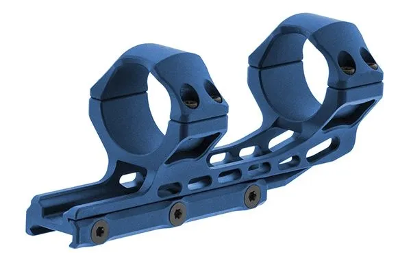 Leapers UTG ACCU-SYNC 34mm High Profile 50mm Offset Picatinny Rings Blue - Optic Mount, vista 1