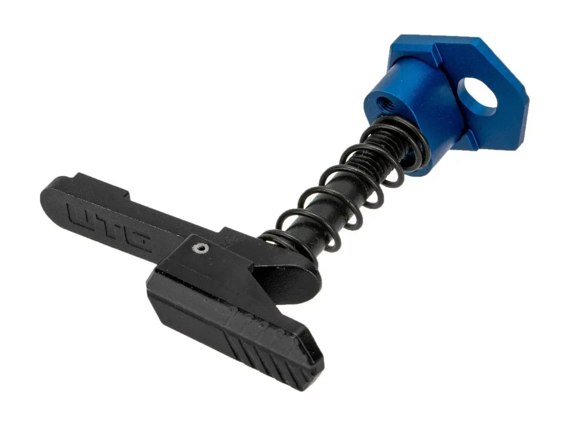 Leapers Utg Ambidextrous Extended Ar-15 Magazine Release - Blue - Magazine Release for AR-15 - view 1