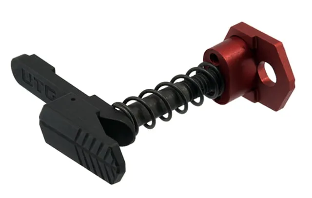 Leapers Utg Ambidextrous Extended Ar-15 Magazine Release - Red - Magazine Release for AR-15 - view 1