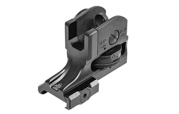 Leapers UTG AR-15 Super Slim Fixed Rear Sight, Picatinny, Black - MT-950RS03 - Rear Sight for AR-15 - view 1