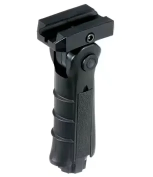 Leapers UTG Foldable Foregrip for AR-15/M-16 Rifles, Black - RB-FGRP170B - Foregrip for AR-15, vista 1