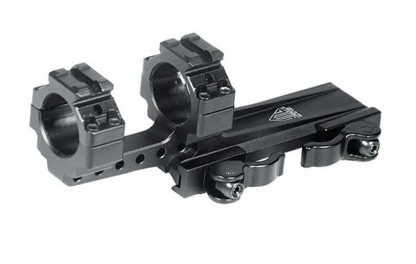 Leapers UTG Integral 1" Offset QD Ring Mount, 2 Top Slots, 100mmBase - M1S35070R2 - Optic Mount, vista 1