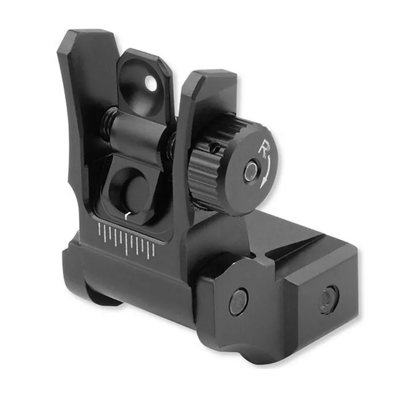 Leapers UTG Low Profile Flip-Up Rear Sight with Dual Aiming Aperture (MNT-955) - Iron Sights for AR-15 - view 1