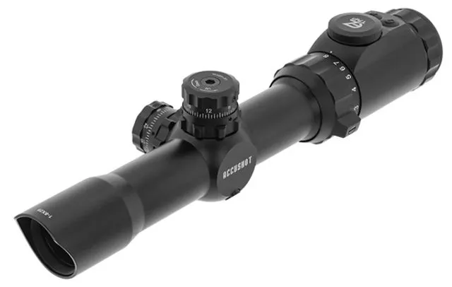 Leapers UTG MRC Rifle Scope 1-8x28mm 30mm Tube Second Focal Plane BG4 Reticle Black - Rifle Scope, vista 1