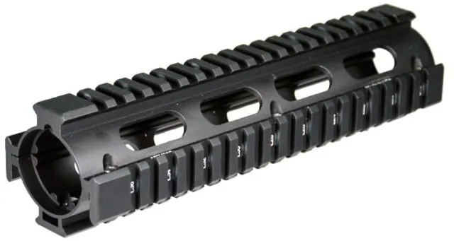 Leapers UTG PRO AR 9" 308 STYLE QUAD RAIL BK - Handguard for AR-15 - view 1