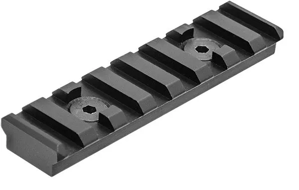 Leapers UTG Pro M-LOK 8-Slot Picatinny Rail Section Black - Optic Mount - view 1