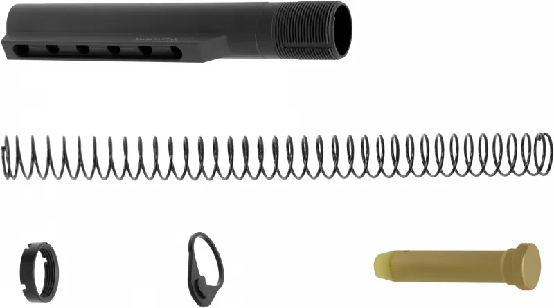 Leapers Utg Pro Mil-Spec 6 Position Receiver Extension Tube Kit - Black - Buffer Tube Assembly for AR-15 - view 2