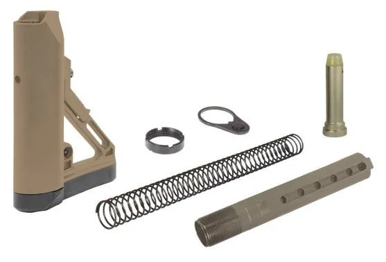 Leapers Utg Pro Ops Ready S3 Mil-Spec Stock - Black - Stock & Brace for AR-15 - view 1