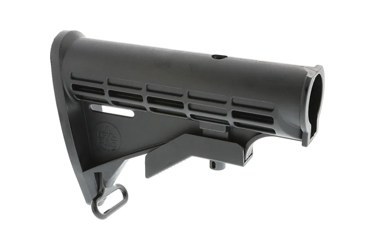 Leapers UTG Pro Polymer 6-Position Stock Assembly, Black Hardcoat Anodized - RBU6BM - Stock & Brace for AR-15 - view 2