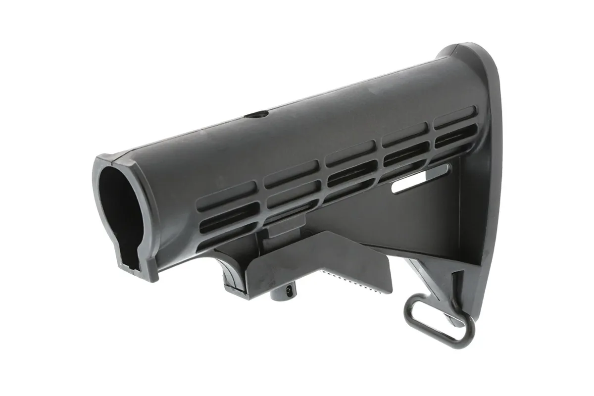 Leapers UTG Pro Polymer 6-Position Stock Assembly, Black Hardcoat Anodized - RBU6BM - Stock & Brace for AR-15 - view 3