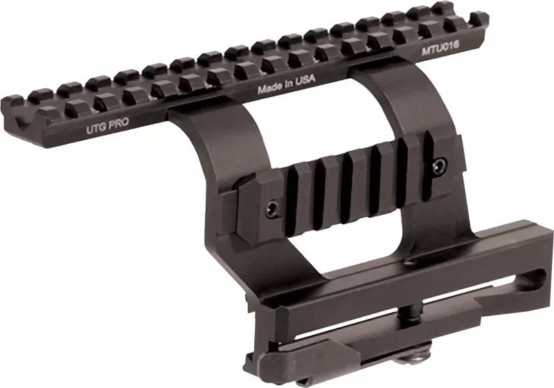 Leapers UTG Pro Quick Detachable AK Side Mount, Black - MTU016 - Optic Mount, vista 1