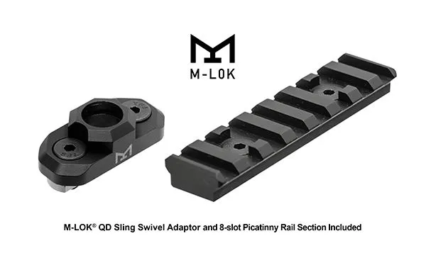 Leapers UTG PRO Super Slim Drop In MLOK  AR-15 Rail System Carbine Length, Black - MTU001SSM - Handguard for AR-15 - view 5