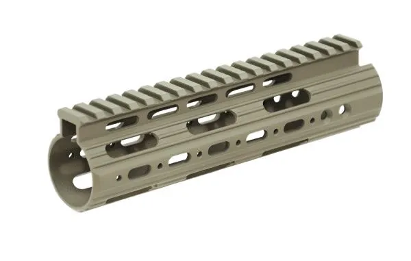Leapers UTG Rail System 7" Carbine Length Super Slim Free Floating Handguard Single Extended Top Rail Black - MTU005SS - Handguard for AR-15, vista 1