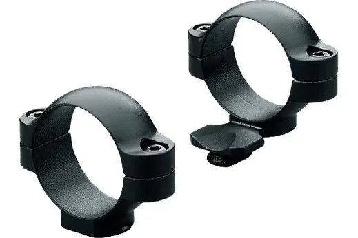 Leupold 1" High Steel 2-Piece Standard Extended Scope Ring, Gloss Black - 49912 - Optic Mount, vista 1