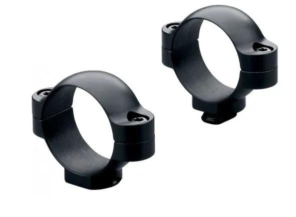 Leupold 1" Low Steel 2-Piece Standard Extended Scope Ring, Matte Black - 49910 - Optic Mount - view 2