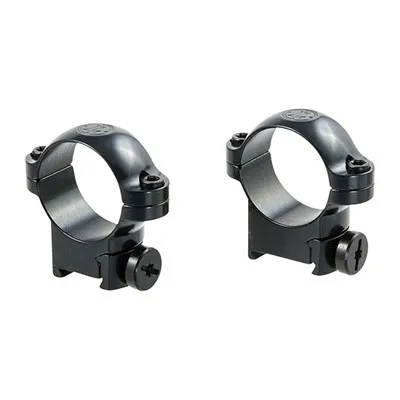 Leupold 1" Medium Steel 2-Piece Standard Extended Scope Ring, Gloss Black - 49909 - Optic Mount, vista 2