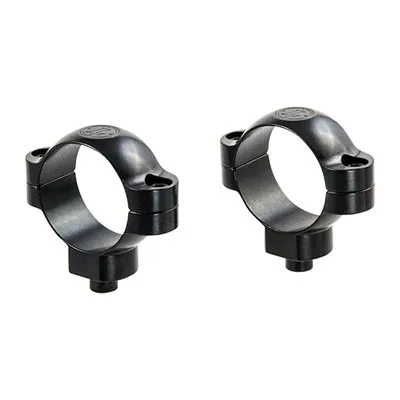 Leupold 1.18" Medium Steel 2-Piece Quick Release Scope Ring, Matte Black - 49931 - Optic Mount, vista 1