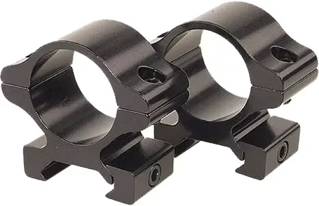Leupold 57380 Rifleman Scope Ring Set For Rifle Weaver Medium 1" Tube Black Gloss Aluminum - Optic Mount, vista 1