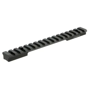 Leupold BackCountry Remington 700 Long Action 7075 T6 Aluminum 1-Piece Cross-Slot Base, Matte Black - 171334 - Optic Mount - view 1