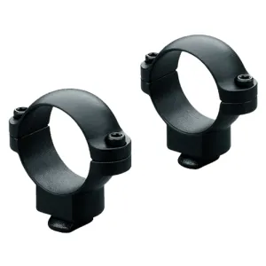 Leupold DD 1 inch Low Ring Mounts, Gloss Black - 49914 - Optic Mount, vista 1