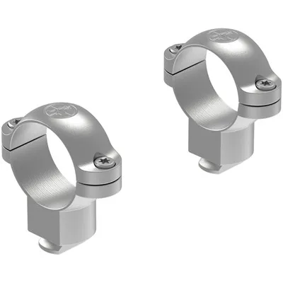 Leupold Dual Dovetail 1" Scope Rings - High - Silver - Optic Mount, vista 1