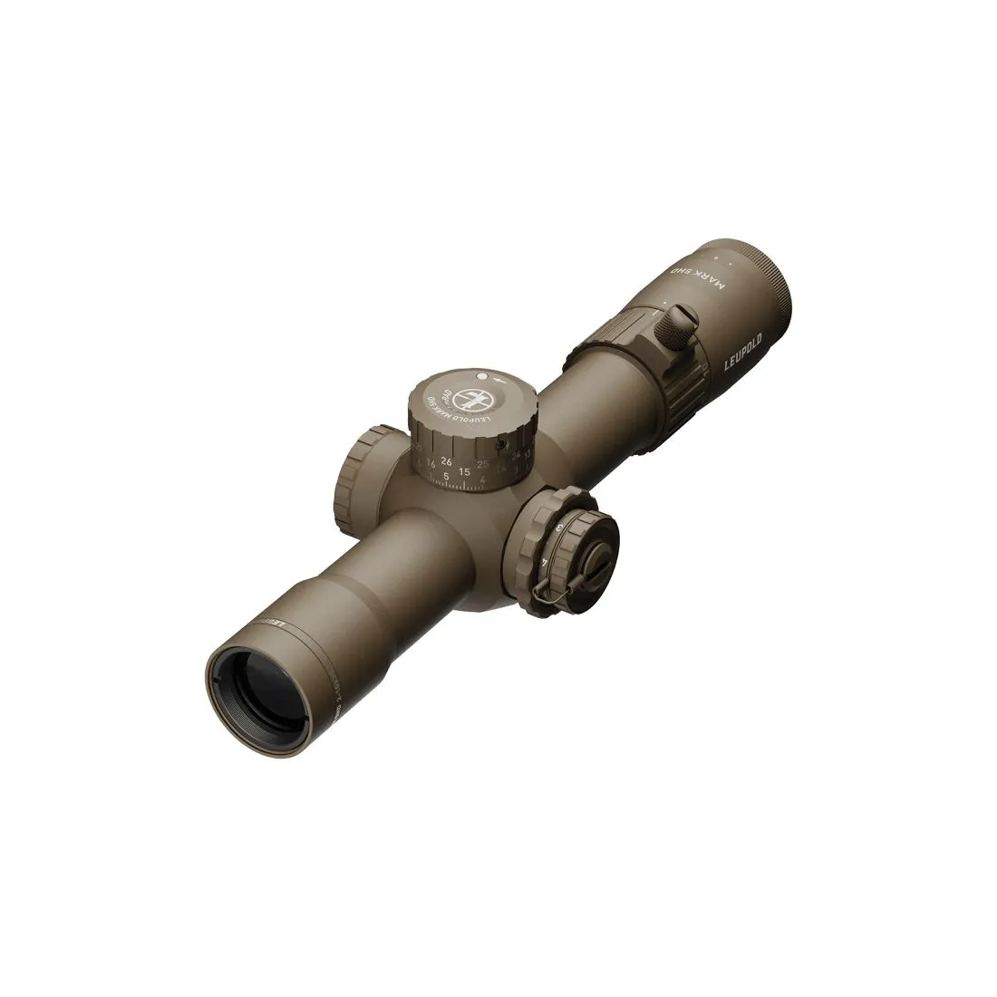 Leupold Mark 5HD Rifle Scope 2-10x 30mm Illuminated CMR-Mil Reticle Dark Earth - Rifle Scope, vista 5