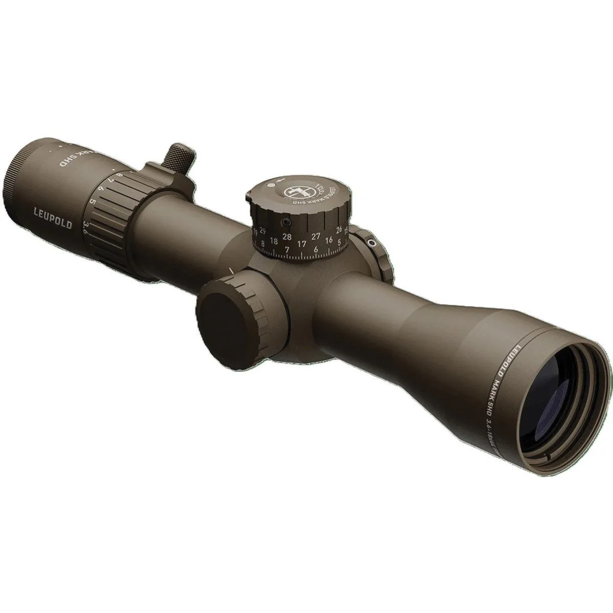 Leupold Mark 5HD Rifle Scope 3.6-18x 44mm PR2-MIL Reticle Dark Earth - Rifle Scope, vista 2