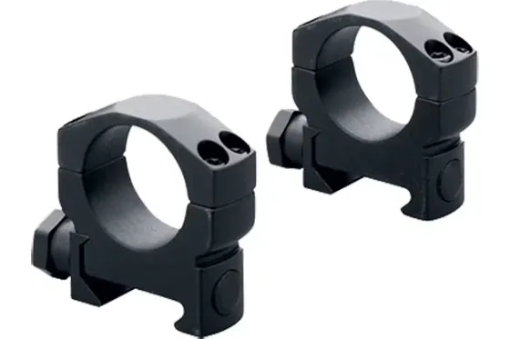 Leupold Mark 4 1.34" Super High Steel 2-Piece Scope Ring, Matte Black - 59310 - Optic Mount, vista 2