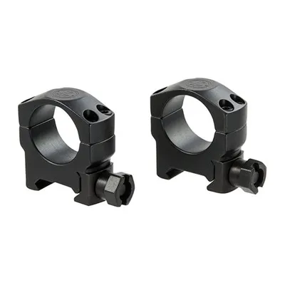 Leupold Mark 4 Cross Slot 1" Scope Ring Set - Medium - Matte - Optic Mount, vista 1