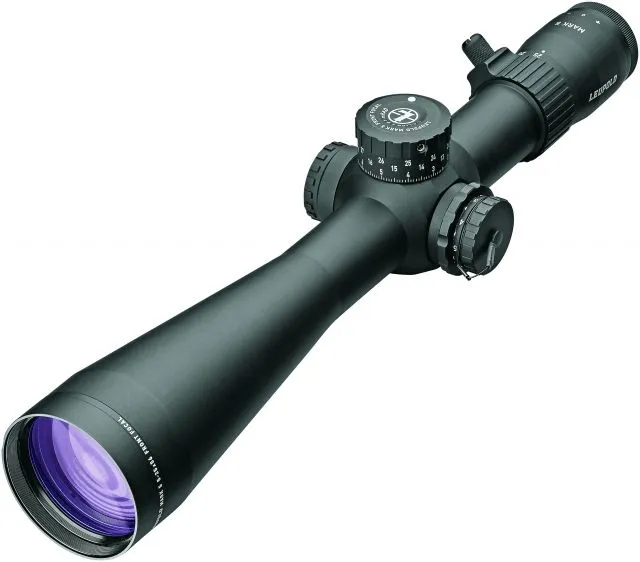 Leupold Mark 5HD 5-25x56mm Rifle Scope 35 mm Tube First Focal Plane Black Matte Red Tremor 3 Reticle Mil Rad Adjustment - Rifle Scope, vista 1