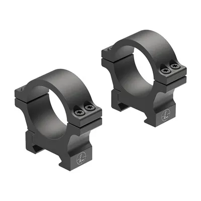Leupold Open Range Cross Slot High 30mm Rings, Matte Black - 180948 - Optic Mount - view 3
