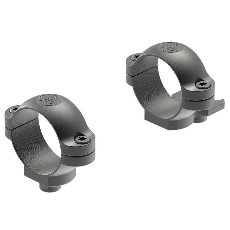 LEUPOLD Quick Release 1in Low Ext Matte Black Scope Rings (60955) - Optic Mount - view 1