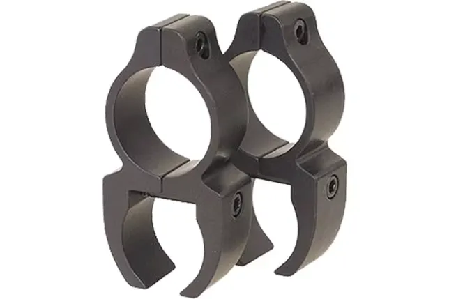 Leupold Rifleman 1 inch Aircraft Grade Aluminum See Through Scope Ring, Matte Black - 57323 - Optic Mount - view 1