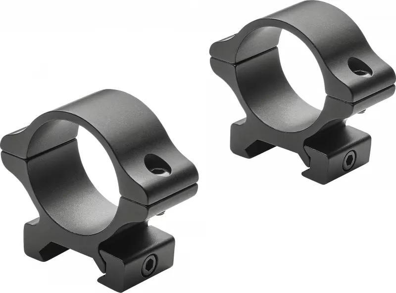 Leupold Rifleman 30mm Medium Aircraft Grade Aluminum 2-Piece Detachable Scope Ring, Matte Black - 171478 - Optic Mount - view 2