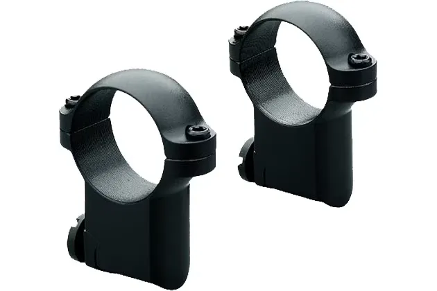 Leupold Ruger #1 and 77/22 1" Medium Steel Extended 2-Piece Scope Ring, Black - 52306 - Optic Mount - view 2
