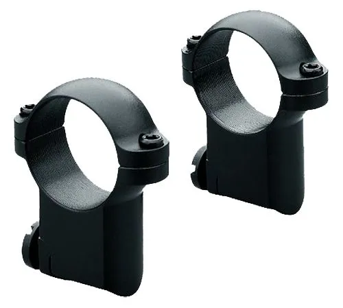 Leupold Ruger #1 and 77/22 1.18" Medium Steel 2-Piece Scope Ring, Matte Black - 51038 - Optic Mount - view 1