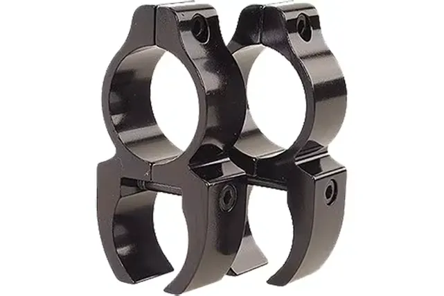 Leupold & Stevens Rifleman 1" 1.61" Aircraft Grade Aluminum Detachable See-Thru Scope Ring, Gloss Black - 57327 - Optic Mount, vista 1