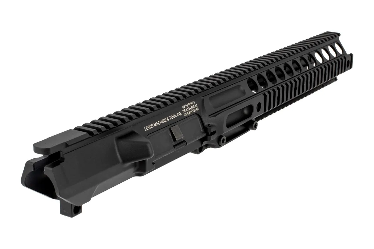Lewis Machine & Tool LMT Defense MRP-H QUAD Railed Upper 7.62x51mm/6.5 Creedmoor/.260 Remington no BCG&CH, Black - Upper Receiver for AR-15 - view 3