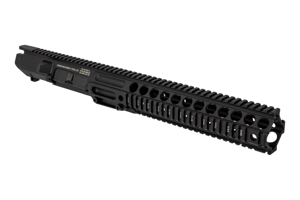 Lewis Machine & Tool LMT Defense MRP-H QUAD Railed Upper 7.62x51mm/6.5 Creedmoor/.260 Remington no BCG&CH, Black - Upper Receiver for AR-15, vista 1