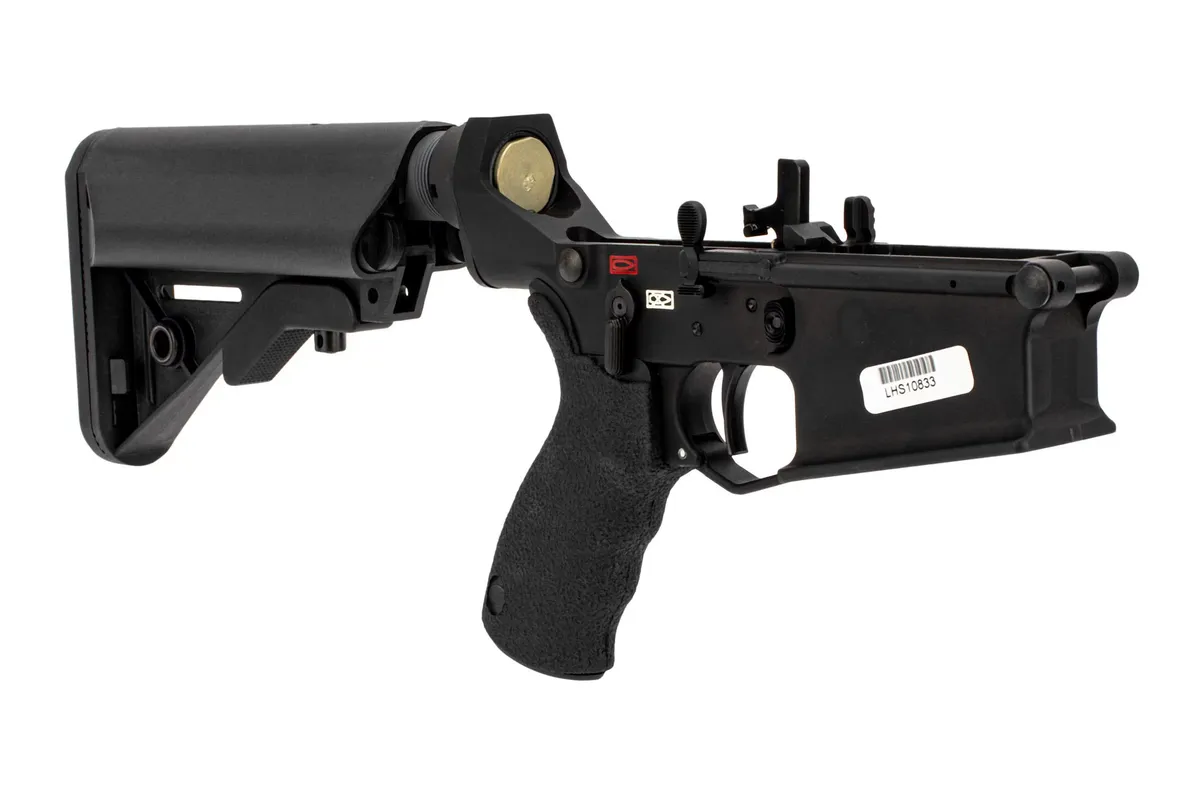 Lewis Machine & Tool Mars-H Sopmod Complete Lower Receiver - Mars-H Sopmod 7.62mm Winter Guard Complete Lower Receiver - Lower Receiver for AR-15 - view 4