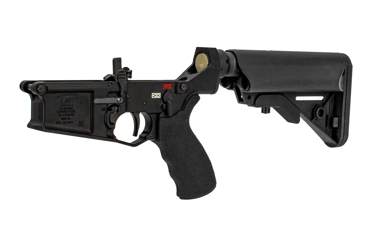 Lewis Machine & Tool Mars-H Sopmod Complete Lower Receiver - Mars-H Sopmod 7.62mm Winter Guard Complete Lower Receiver - Lower Receiver for AR-15 - view 1