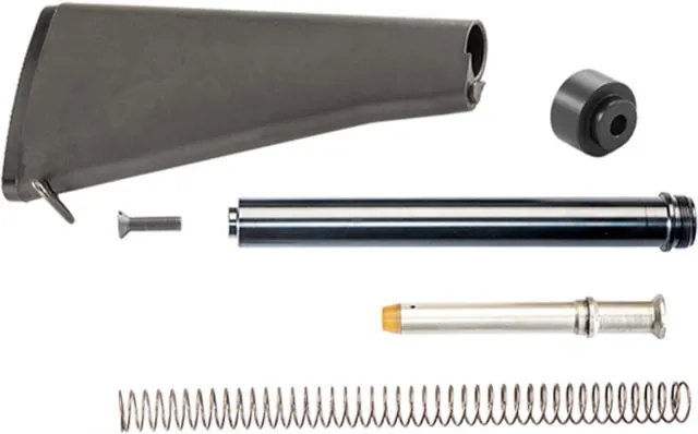 Luth-AR A2 Buttstock with Std 223 Rifle Kit and Spacer Black - Stock & Brace for AR-15, vista 1