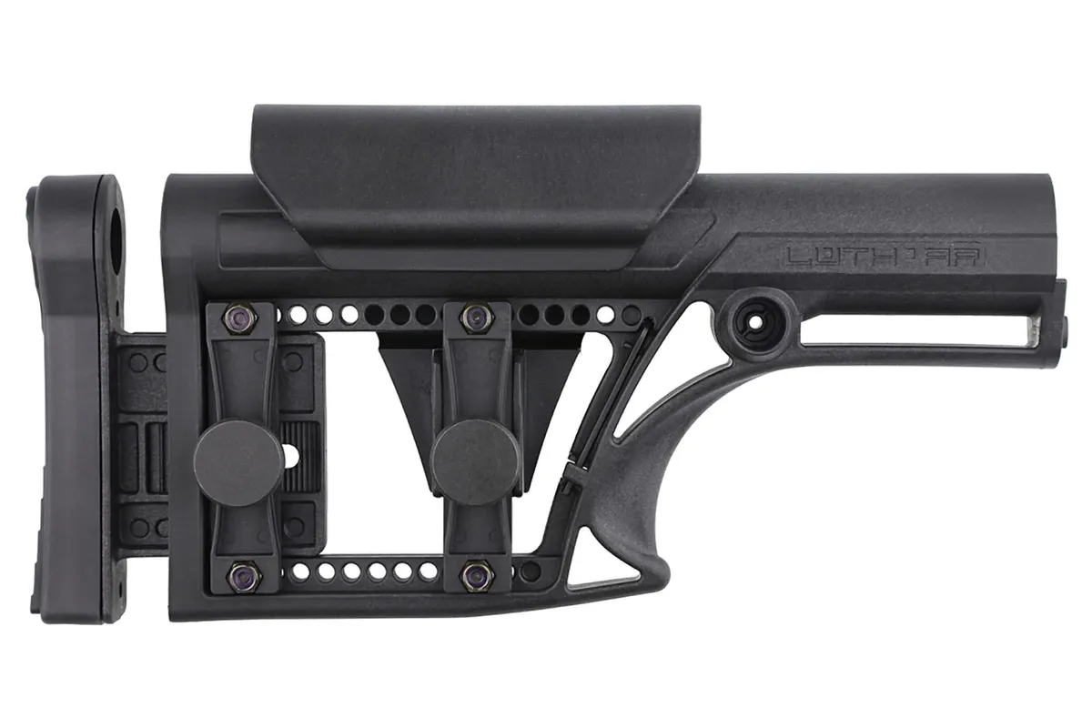 Luth-Ar Llc Ar-15 Modular Stock Assy Fixed Rifle Length Blk - Stock & Brace for AR-15, vista 2